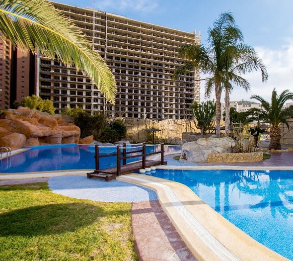Piscina exterior Apartamentos Magic Atrium Beach Villajoyosa