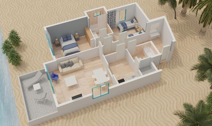 Apartamento 2 Dormitorios 4/6 personas Apartamentos Magic Atrium Beach Villajoyosa Apartamento 2 Dormitorios 4/6 personas Apartamentos Magic Atrium Beach Villajoyosa