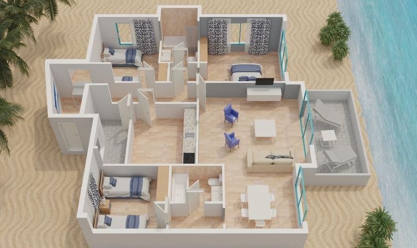 Apartamento 3 Dormitorios 5/7 personas Apartamentos Magic Atrium Beach Villajoyosa Apartamento 3 Dormitorios 5/7 personas Apartamentos Magic Atrium Beach Villajoyosa